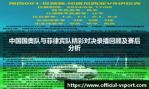 中国国奥队与菲律宾队精彩对决录播回顾及赛后分析